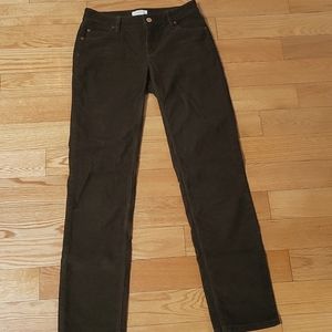 Golden by TNA // Olive Straight Leg Corduroy Pants